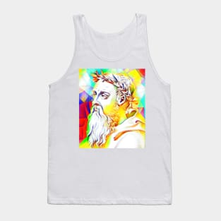 Heraclitus Colourful Portrait | Heraclitus Artwork 10 Tank Top